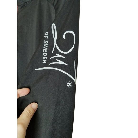 2117 Of Sweden Mens Black Softshell Jacket Size XXL With Red Accents & Zip Pocke - Picture 5 of 14